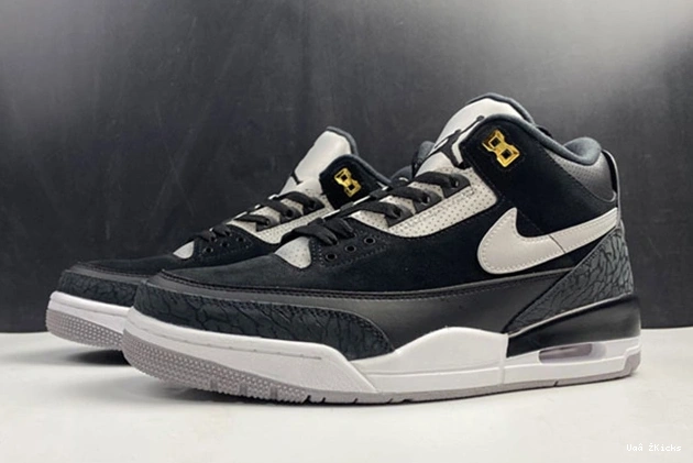 Jordan CK4348- 408 3 Retro Black Tinker Gold Cement 951 Reliable 1013